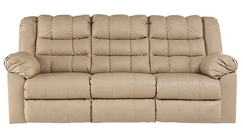 Brolayne Durablend Reclining Sofa  Beige